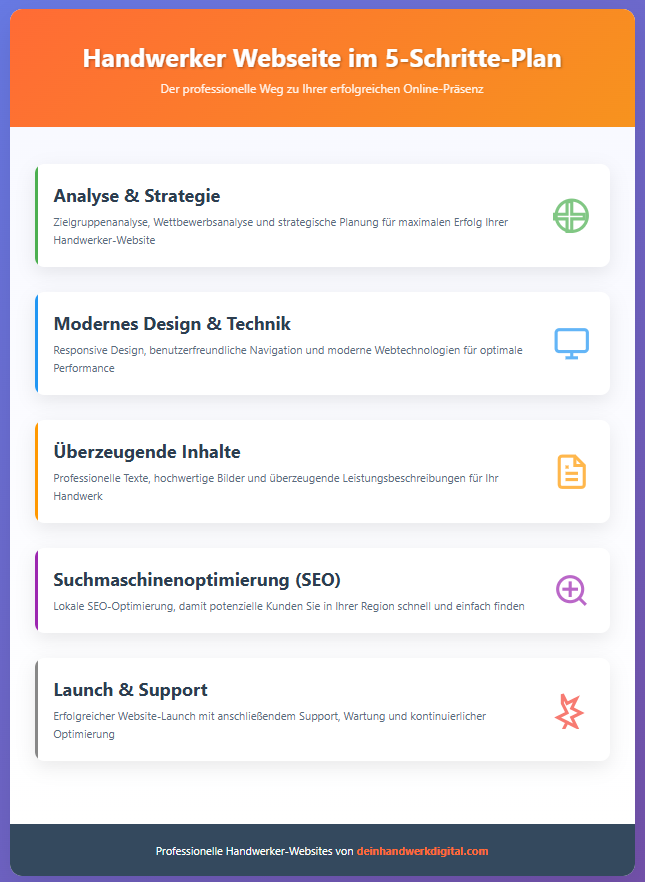 homepage für Handwerker erstellen